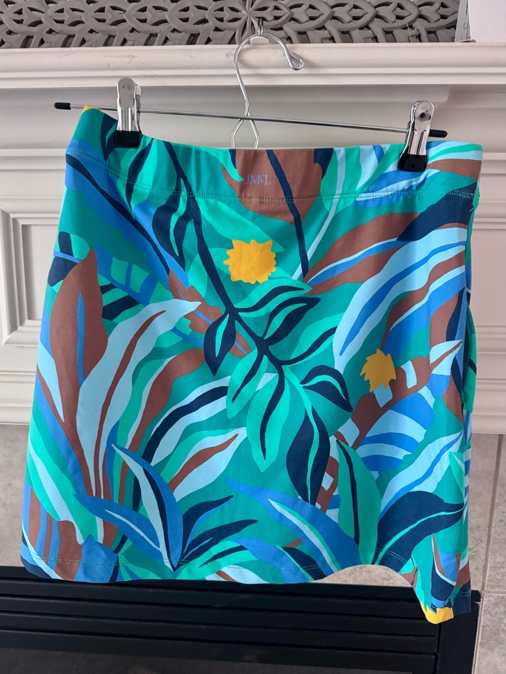 J.Mclaughlin NWT Briana Skort Women Jungle Jewel Green Sm UPF 50+ Athleisure - Picture 3 of 10